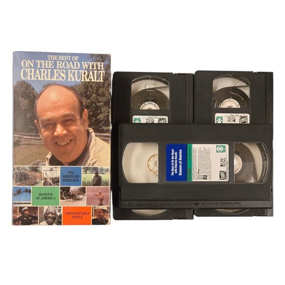 The Best Of On The Road With Charles Kuralt VHS 3 Tape Set Vintage Travel - Picture 13 of 16